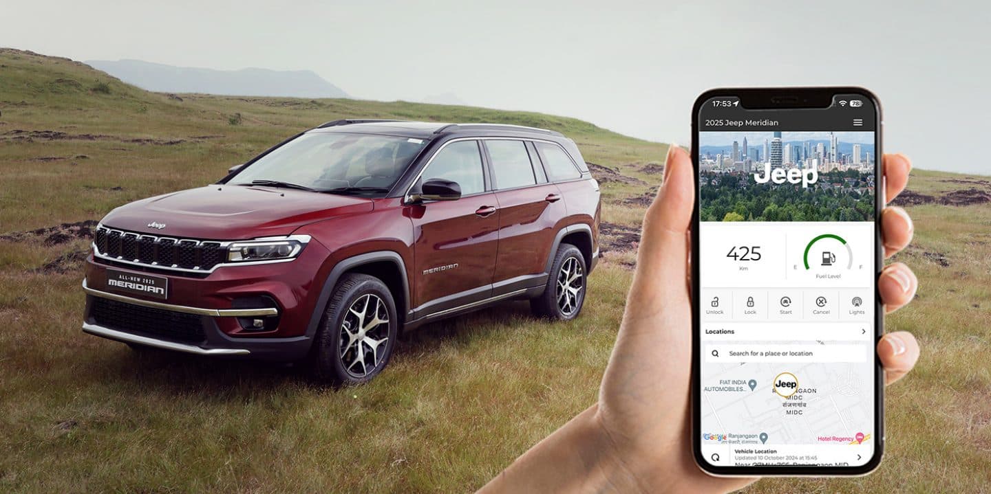 Jeep® Meridian SUV: Experience Smart Driving with Advanced Connectivity
