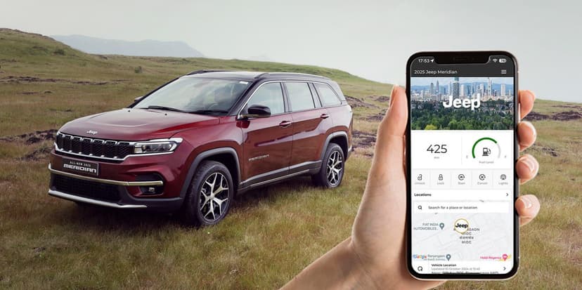 Jeep® Meridian SUV: Experience Smart Driving with Advanced Connectivity